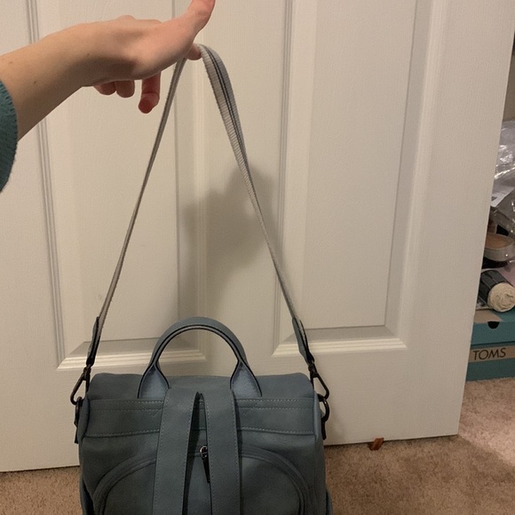 Blue Backpack/ Shoulder Bag - Picture 4 of 9